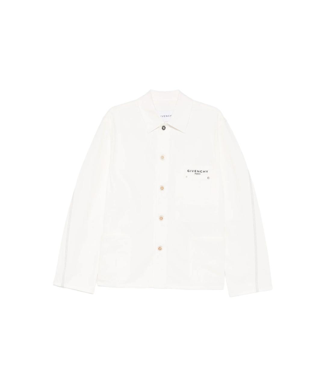 GIVENCHY Белая хлопковая куртка, фото 1