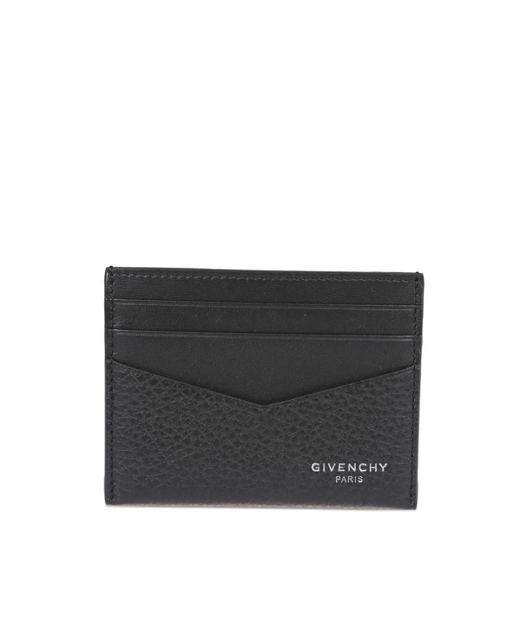 GIVENCHY Черный кожаный кардхолдер, фото 1