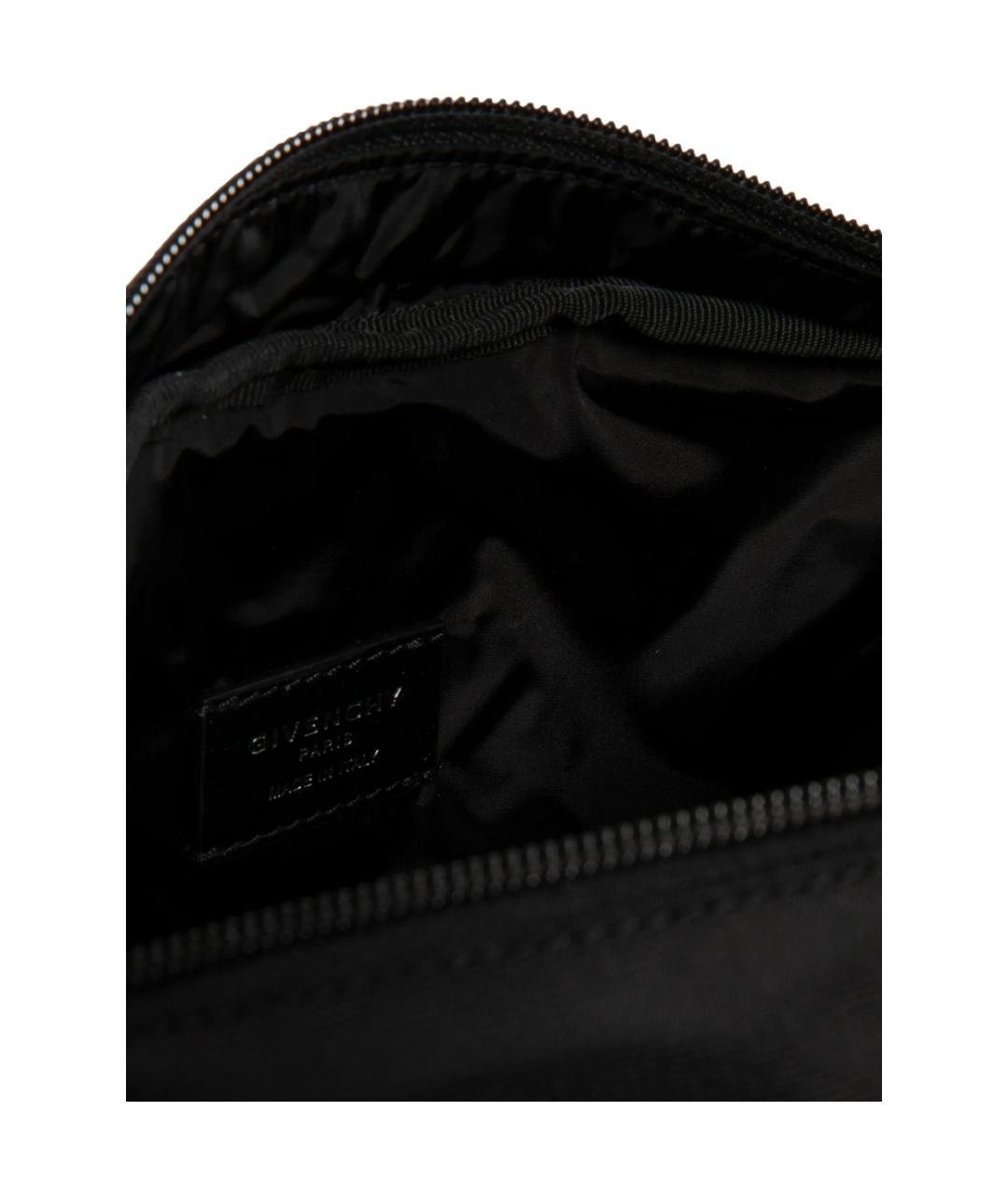 GIVENCHY Черная синтетическая поясная сумка, фото 2