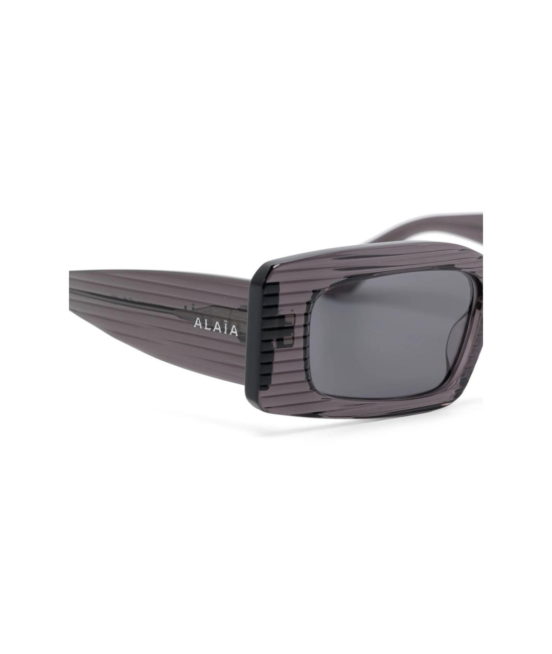ALAIA Серые пластиковые солнцезащитные очки, фото 3