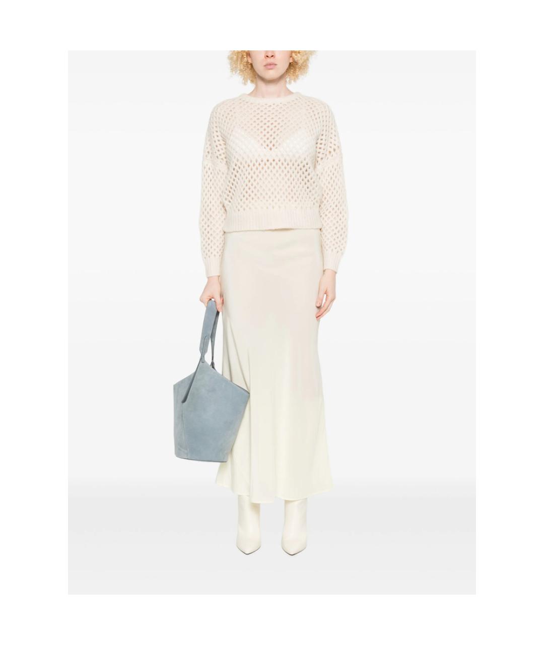 MAX MARA Бежевый кашемировый джемпер / свитер, фото 5