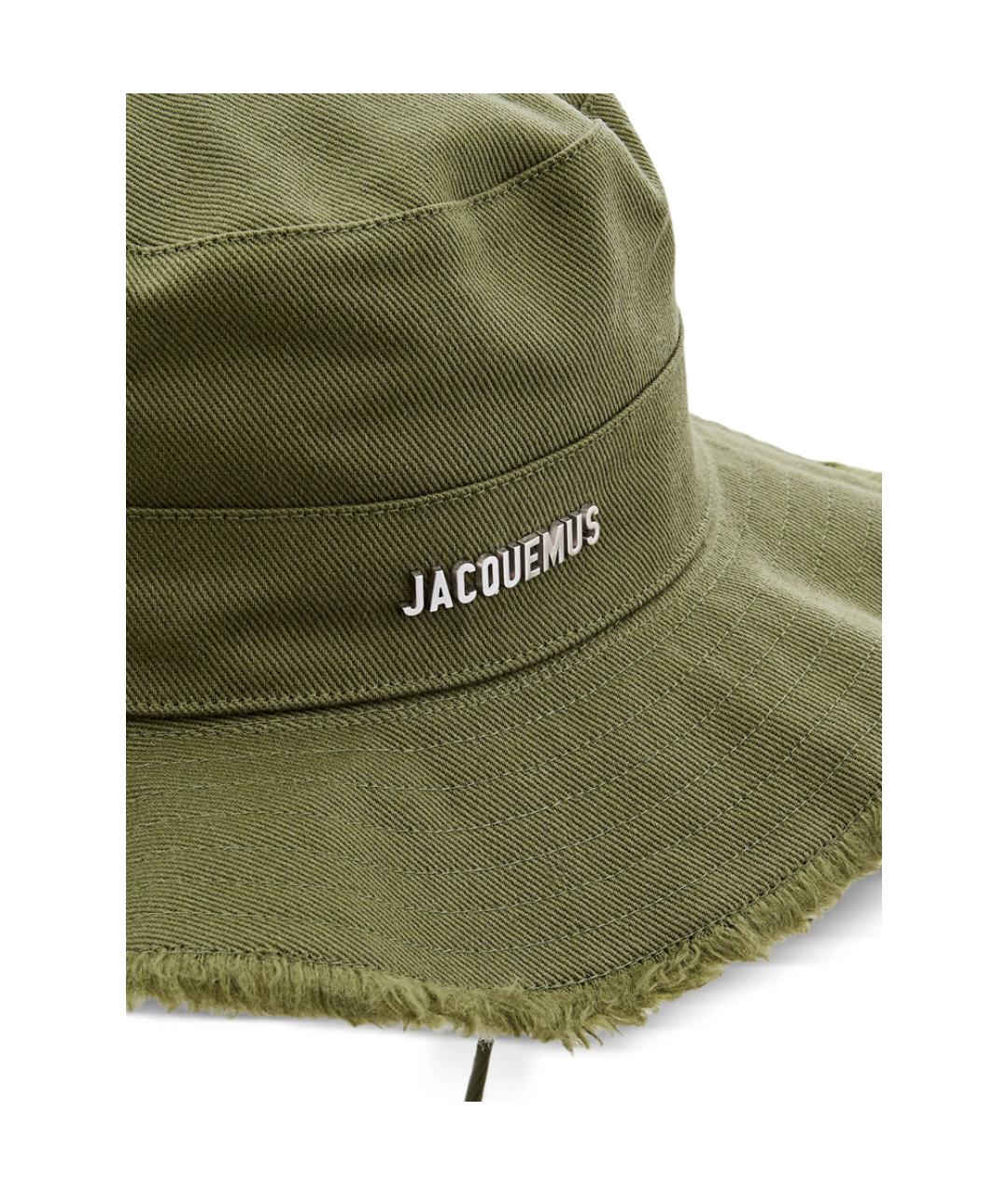 JACQUEMUS Зеленая хлопковая кепка/бейсболка, фото 2