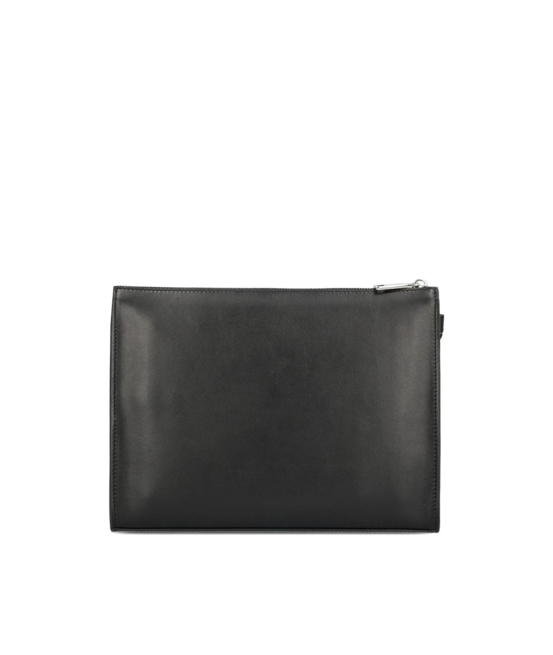 FENDI Черная кожаная барсетка, фото 3