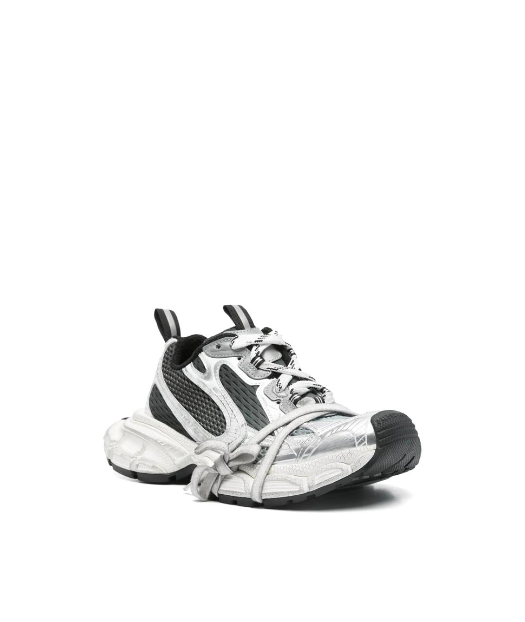 BALENCIAGA Серые синтетические кроссовки, фото 4
