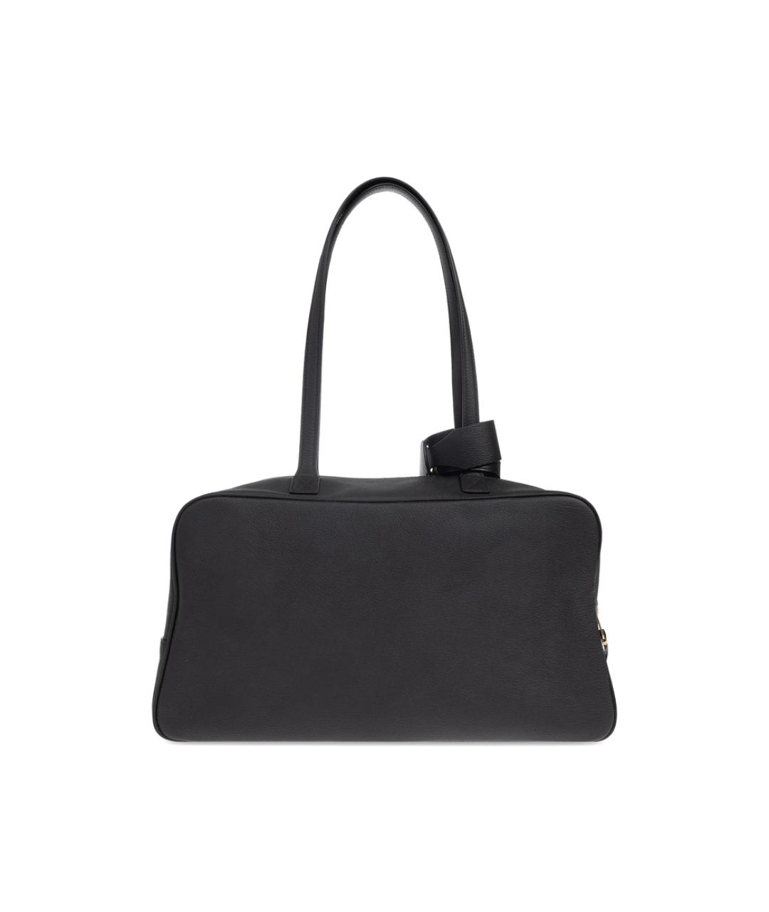 BALENCIAGA Черная кожаная сумка тоут, фото 6