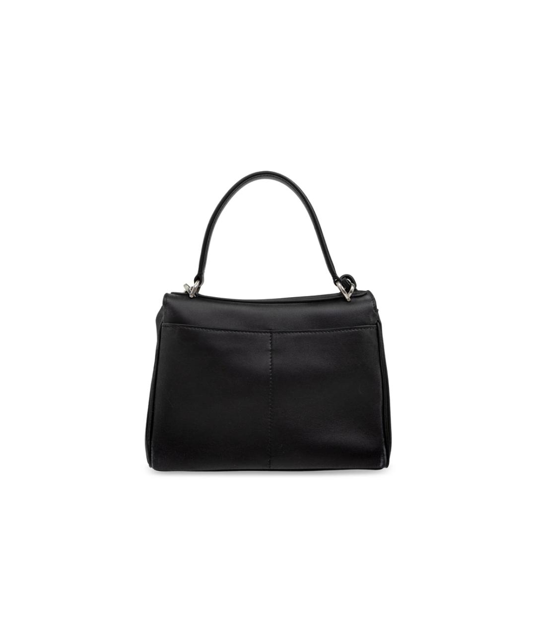 BALENCIAGA Черная кожаная сумка тоут, фото 3