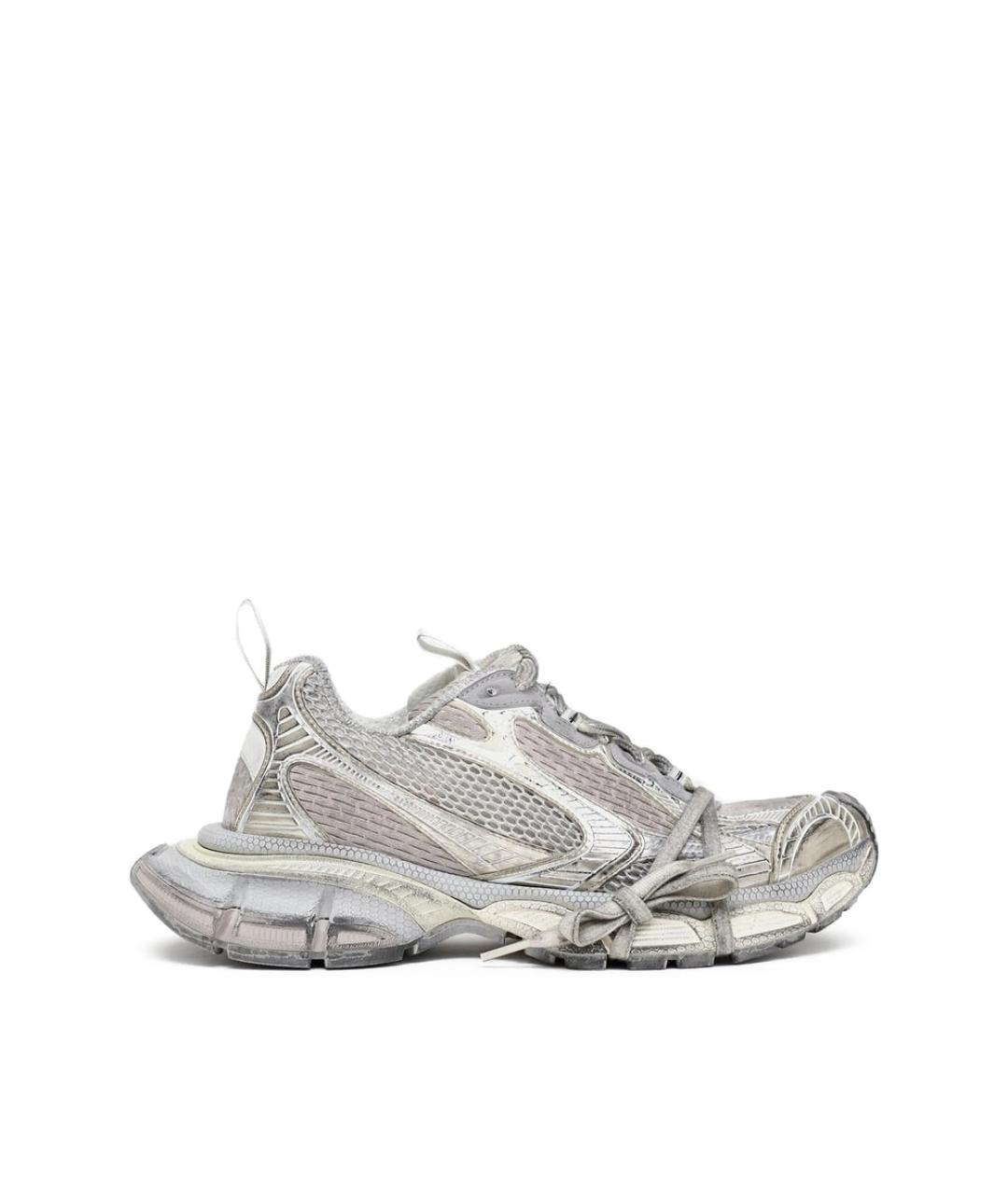 BALENCIAGA Серые синтетические кроссовки, фото 1