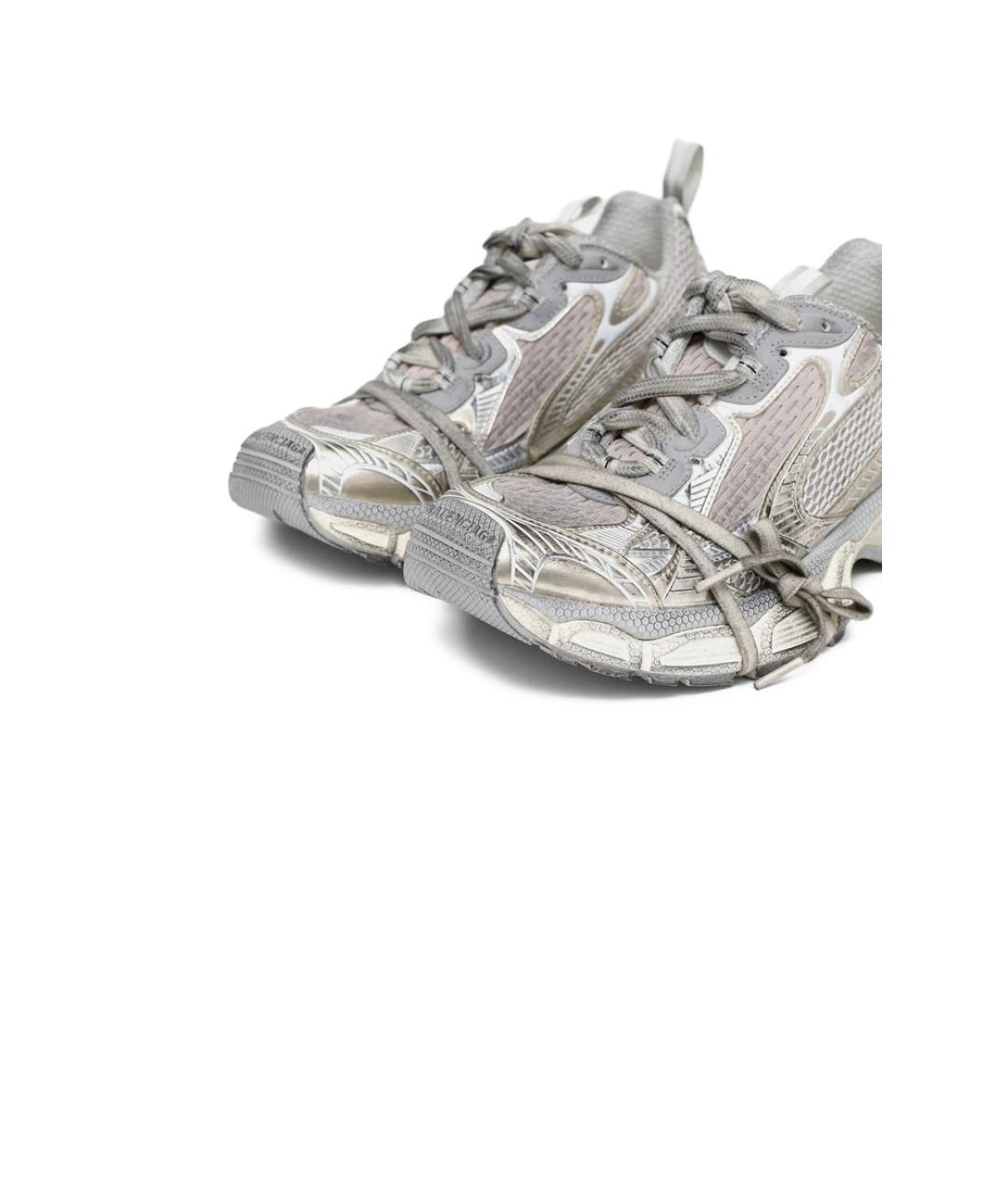 BALENCIAGA Серые синтетические кроссовки, фото 3