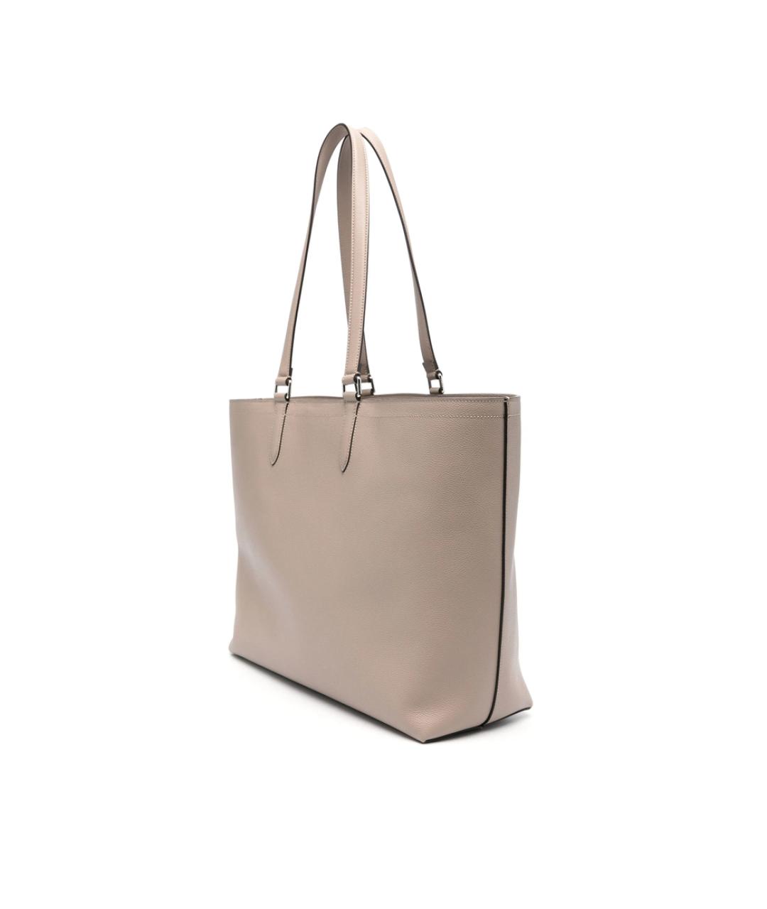 FENDI Бежевая кожаная сумка тоут, фото 2