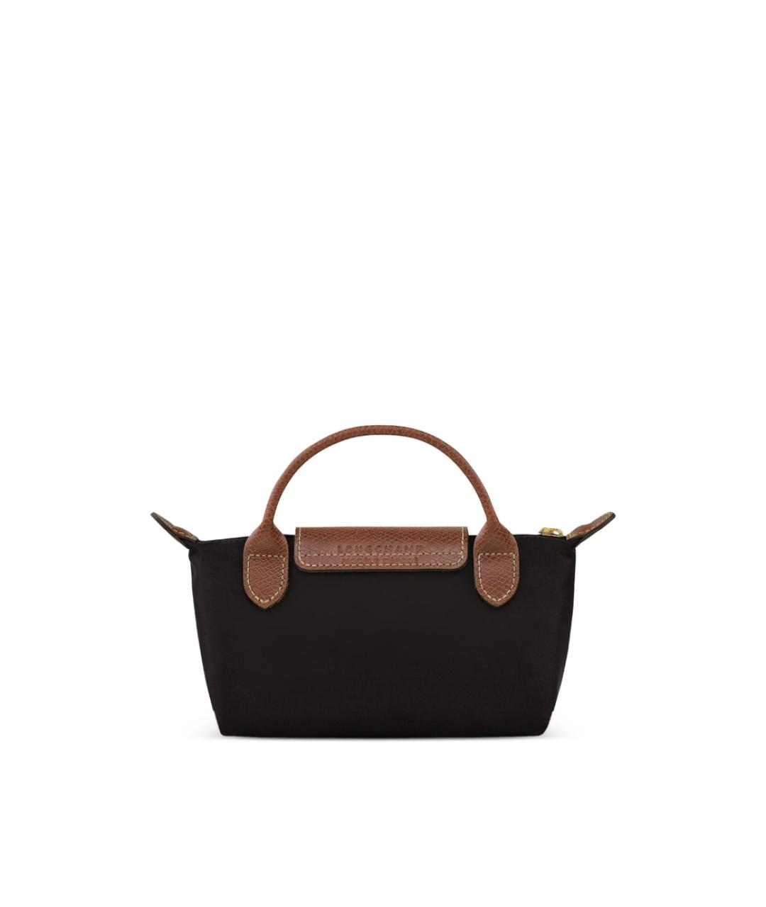 LONGCHAMP Черная синтетическая сумка тоут, фото 4