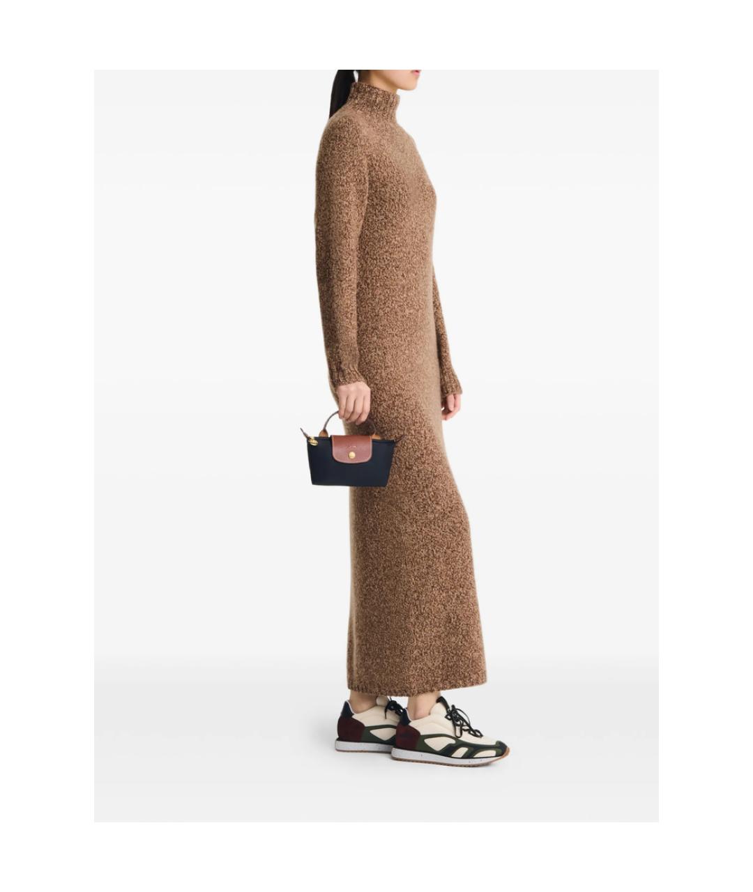 LONGCHAMP Черная синтетическая сумка тоут, фото 2