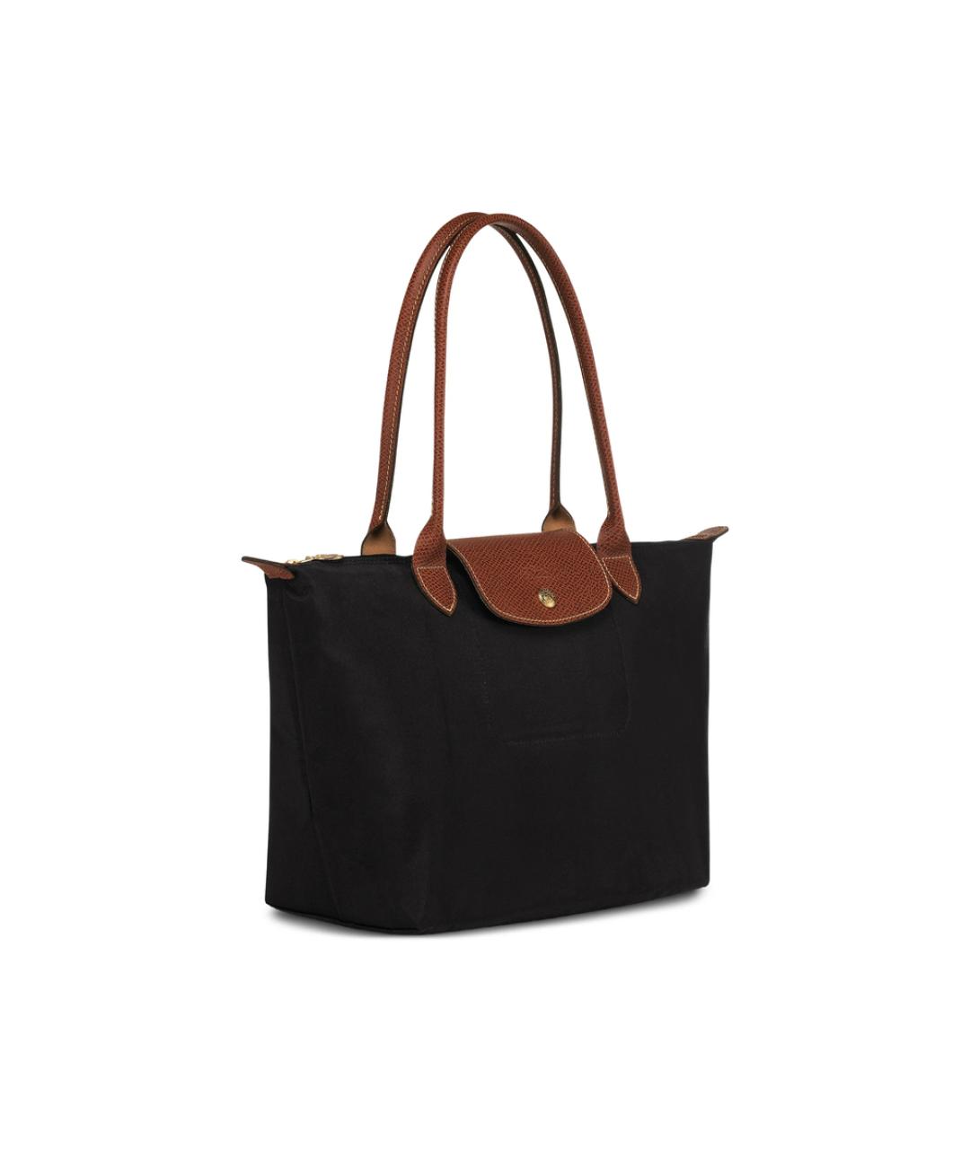 LONGCHAMP Черная синтетическая сумка тоут, фото 6