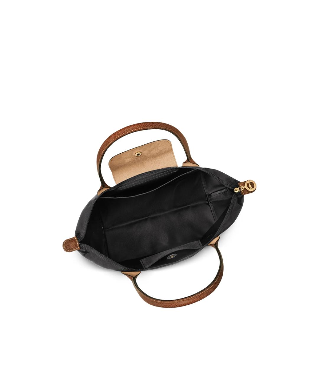 LONGCHAMP Черная синтетическая сумка тоут, фото 5