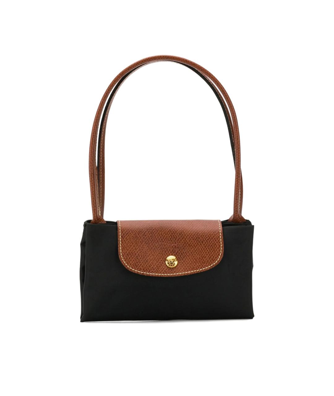 LONGCHAMP Черная синтетическая сумка тоут, фото 2