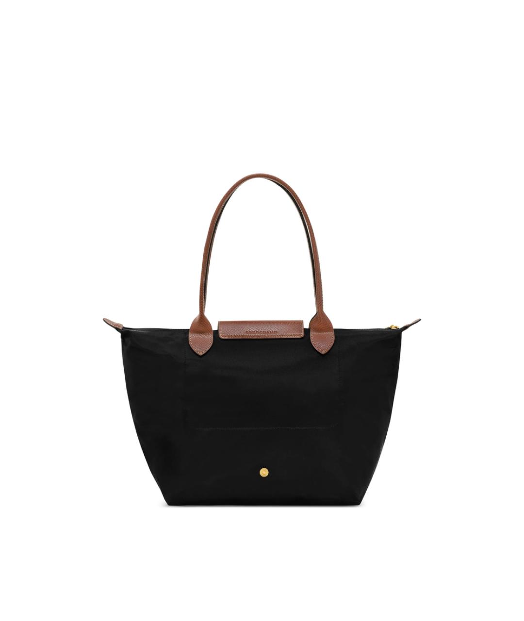 LONGCHAMP Черная синтетическая сумка тоут, фото 4