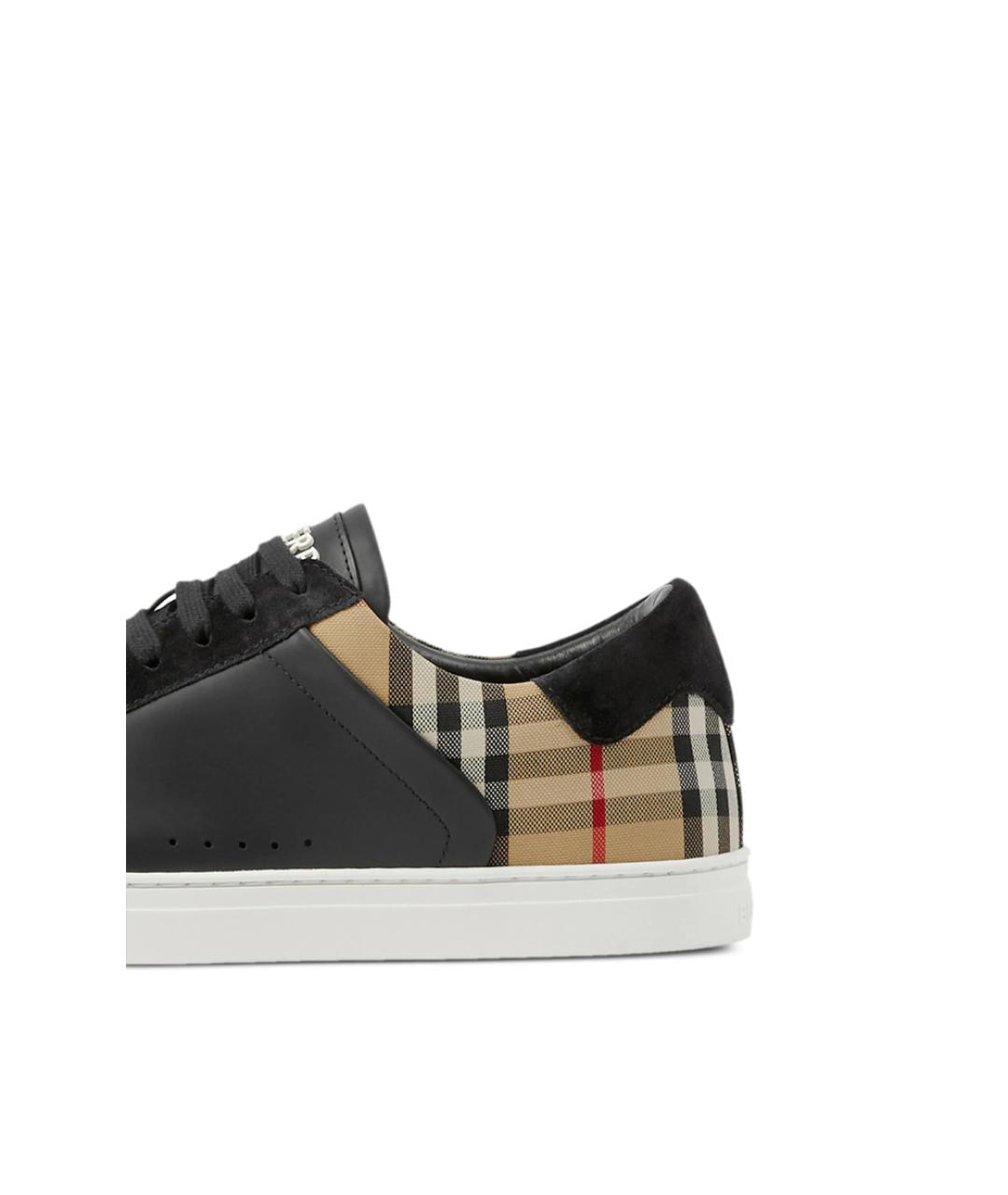 BURBERRY Мульти кожаные низкие кроссовки / кеды, фото 5