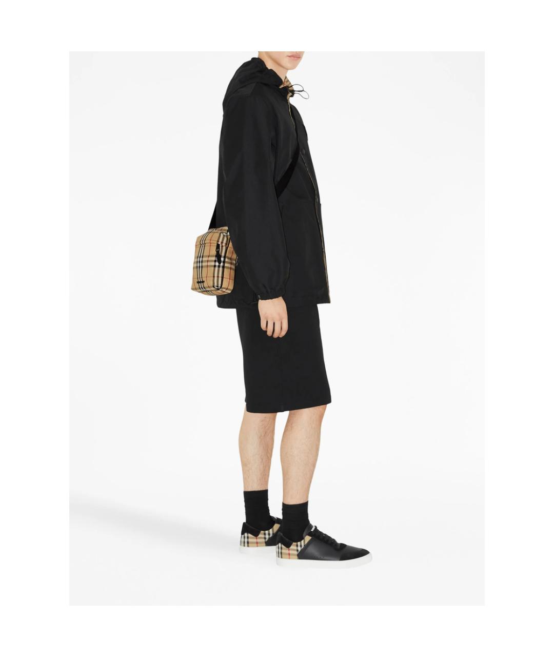 BURBERRY Мульти кожаные низкие кроссовки / кеды, фото 2