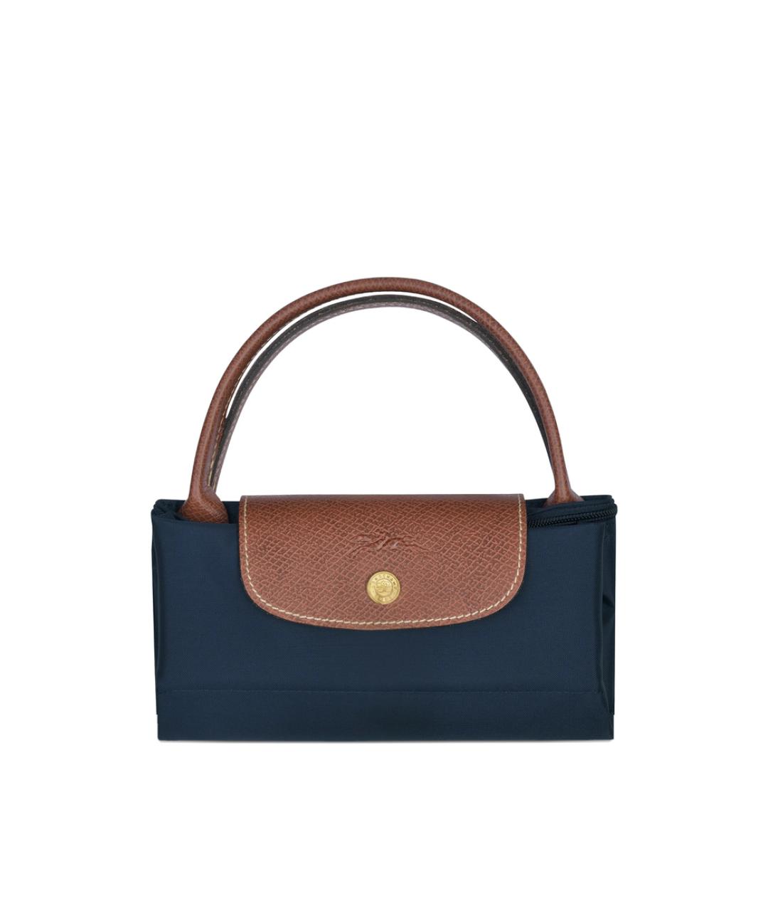 LONGCHAMP Синяя тканевая сумка тоут, фото 5