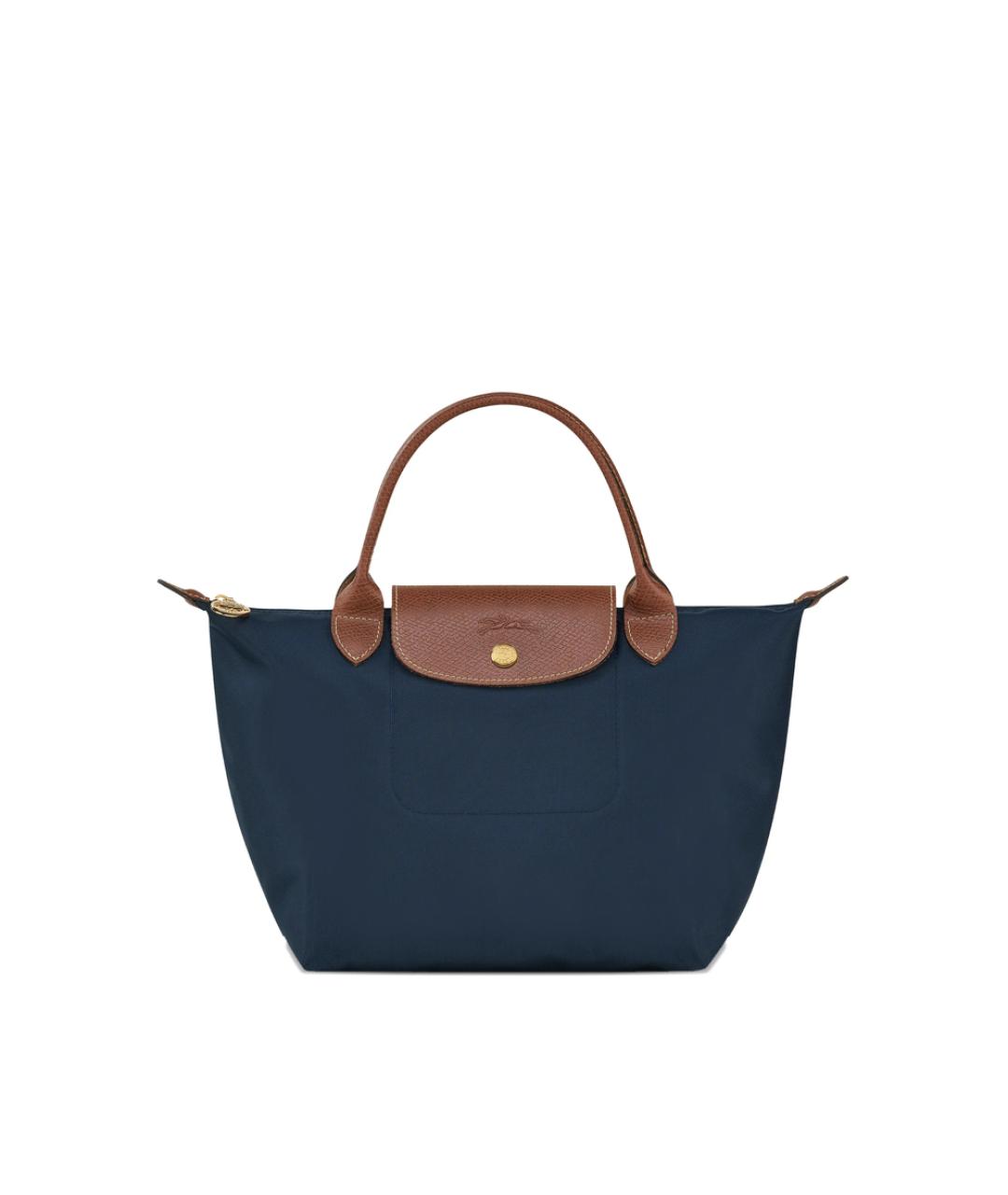 LONGCHAMP Синяя тканевая сумка тоут, фото 1