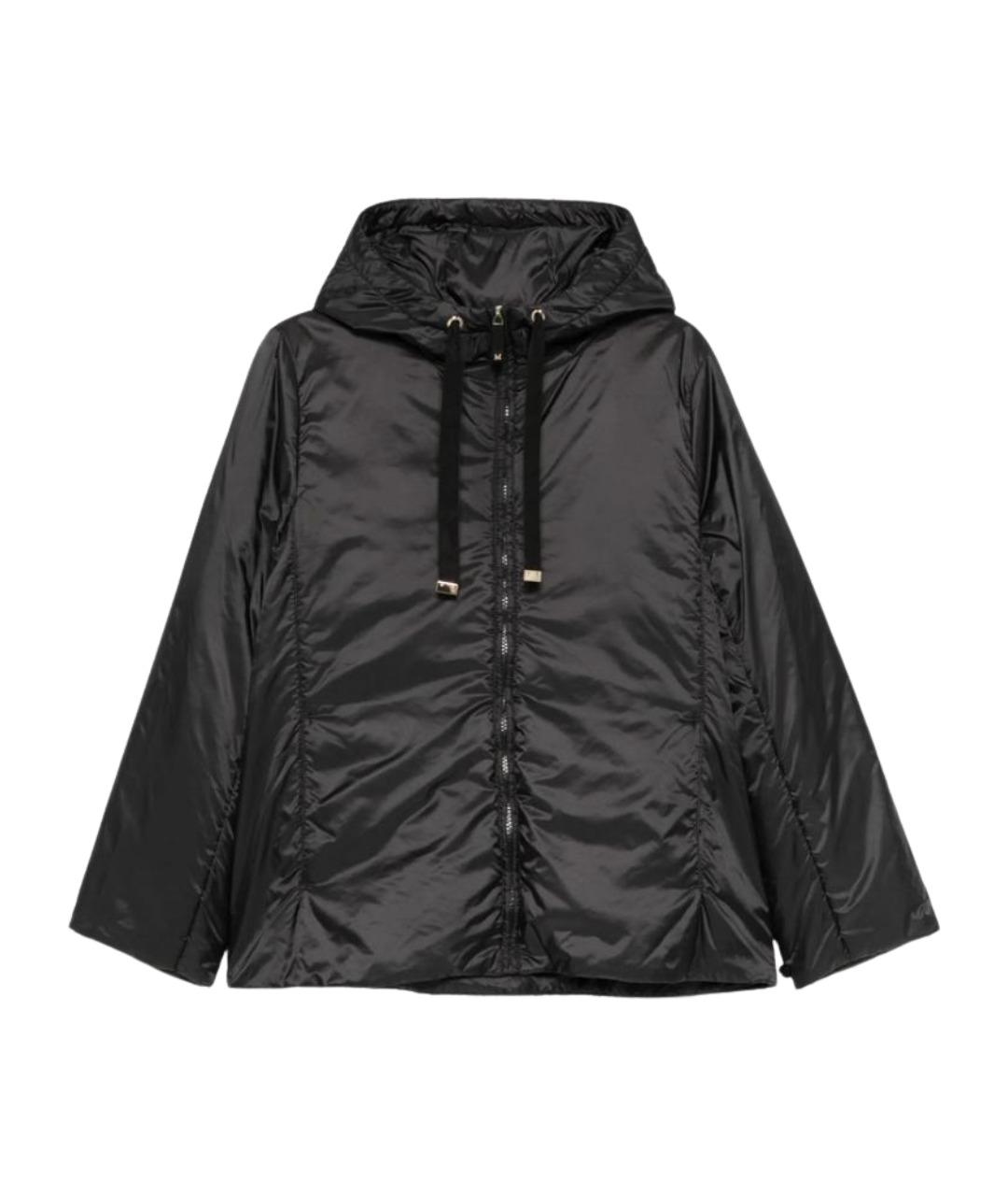 MAX MARA Черная полиэстеровая куртка, фото 1