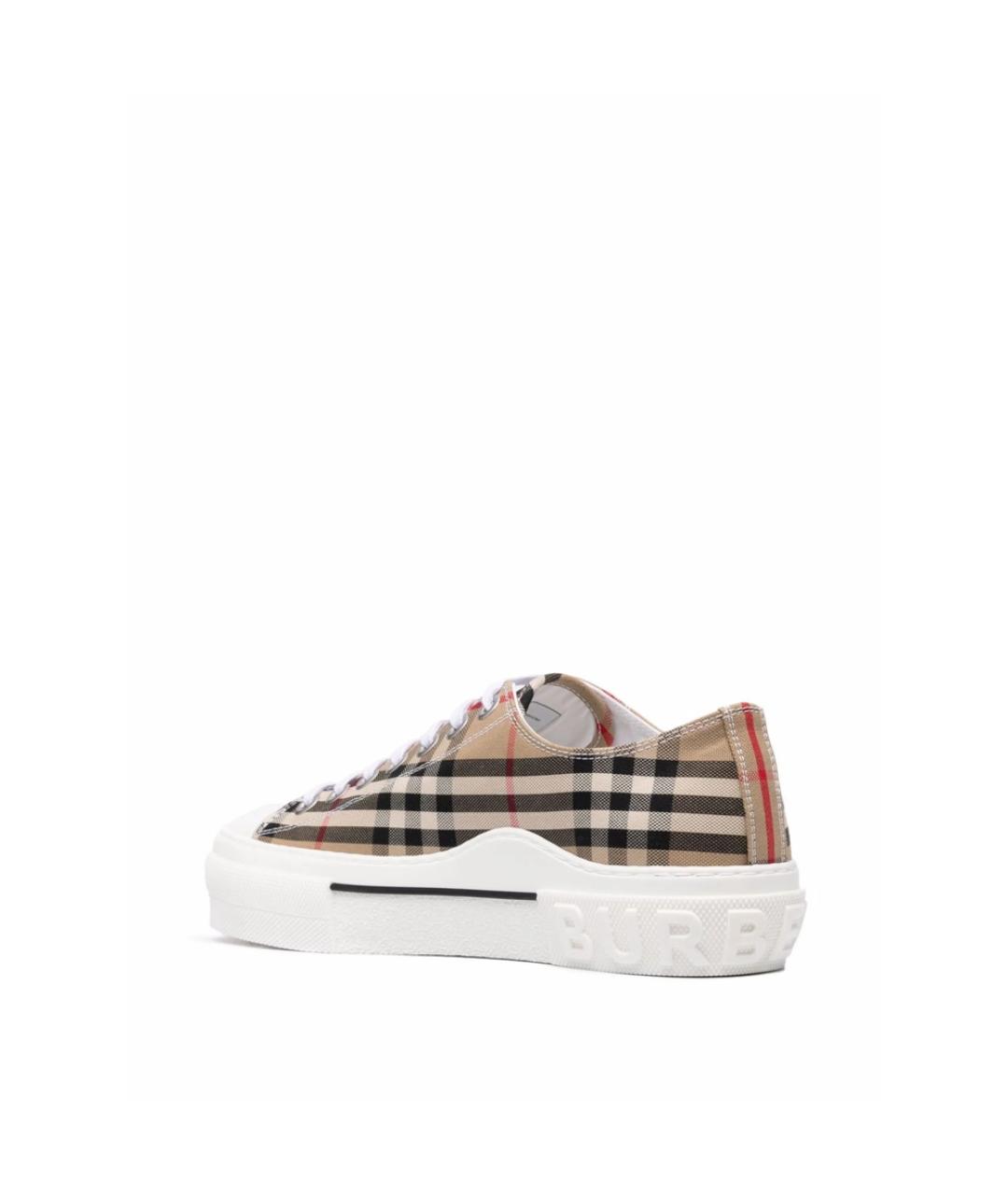 BURBERRY Мульти синтетические низкие кроссовки / кеды, фото 2