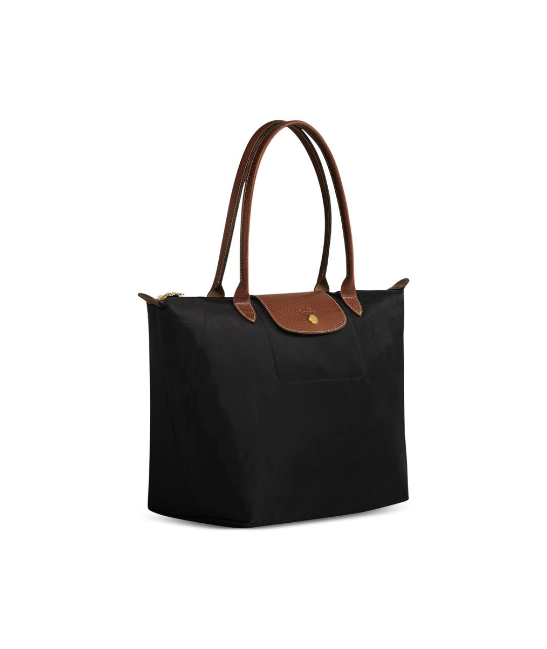 LONGCHAMP Черная синтетическая сумка тоут, фото 5
