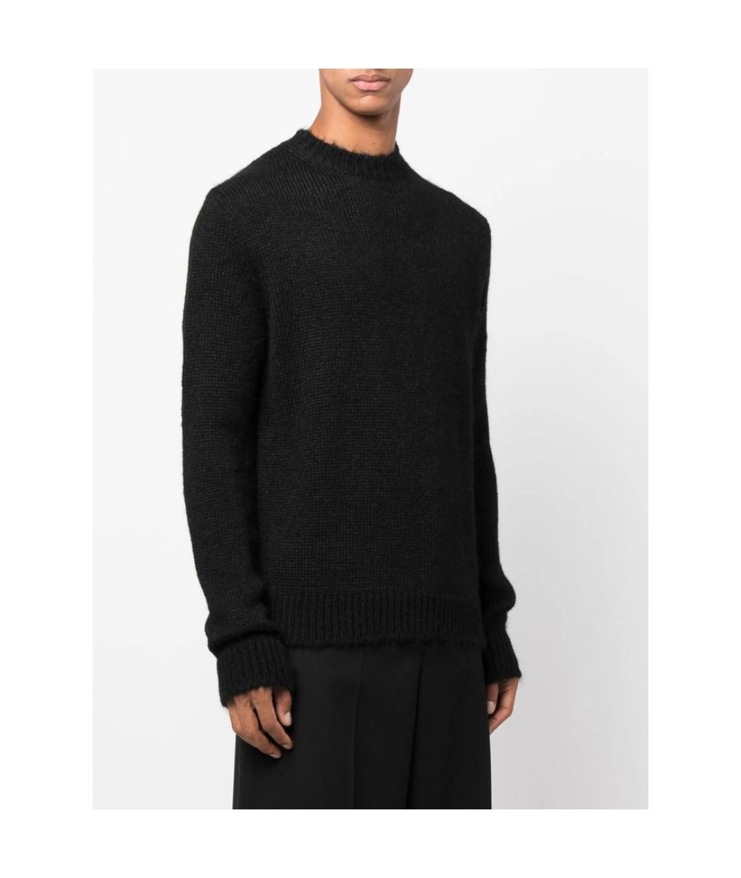 JIL SANDER Черный шерстяной джемпер / свитер, фото 4