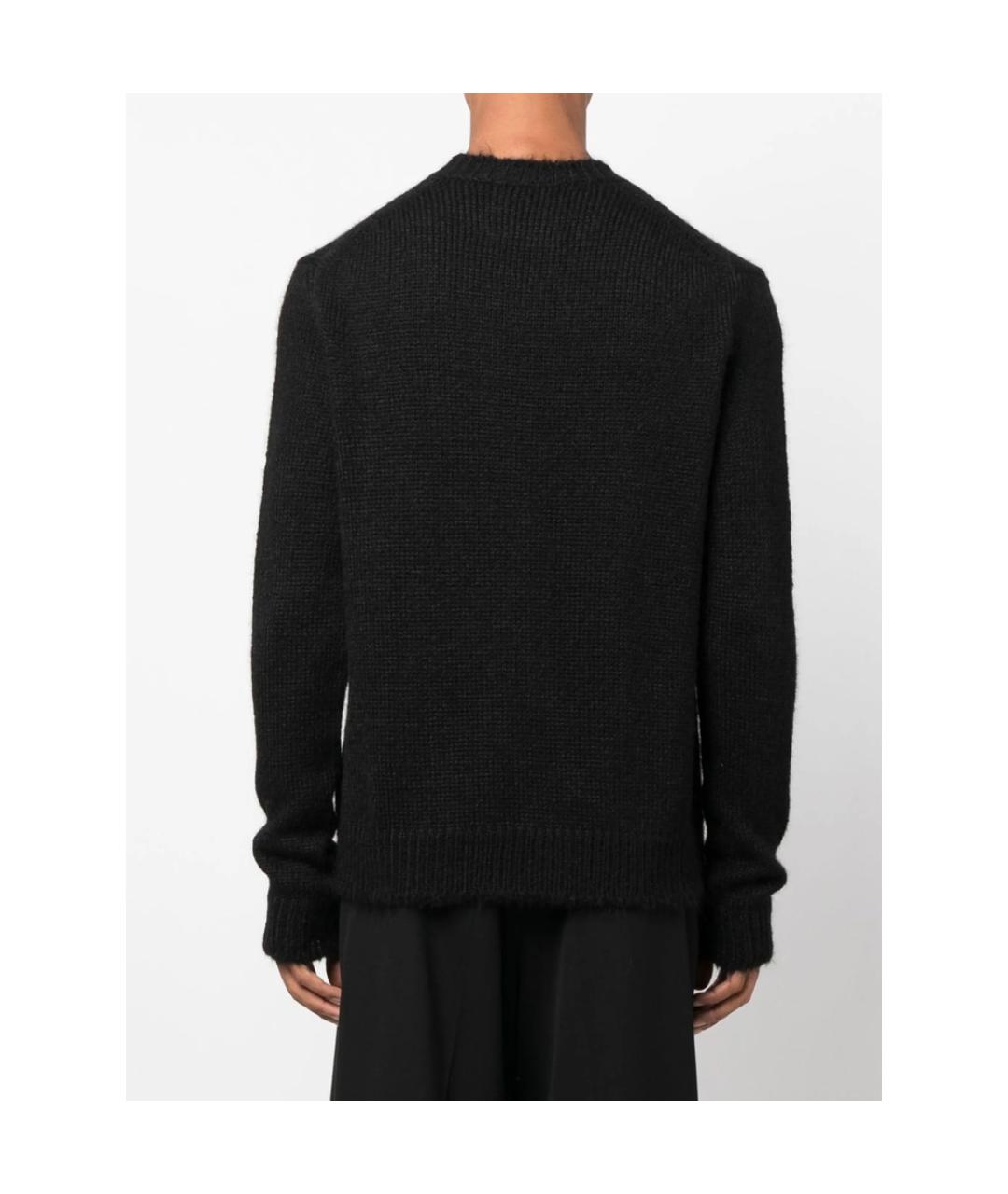 JIL SANDER Черный шерстяной джемпер / свитер, фото 5