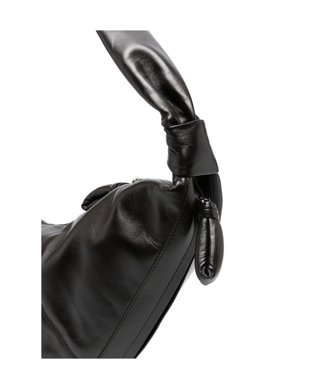 LEMAIRE Коричневая кожаная сумка на плечо, фото 4