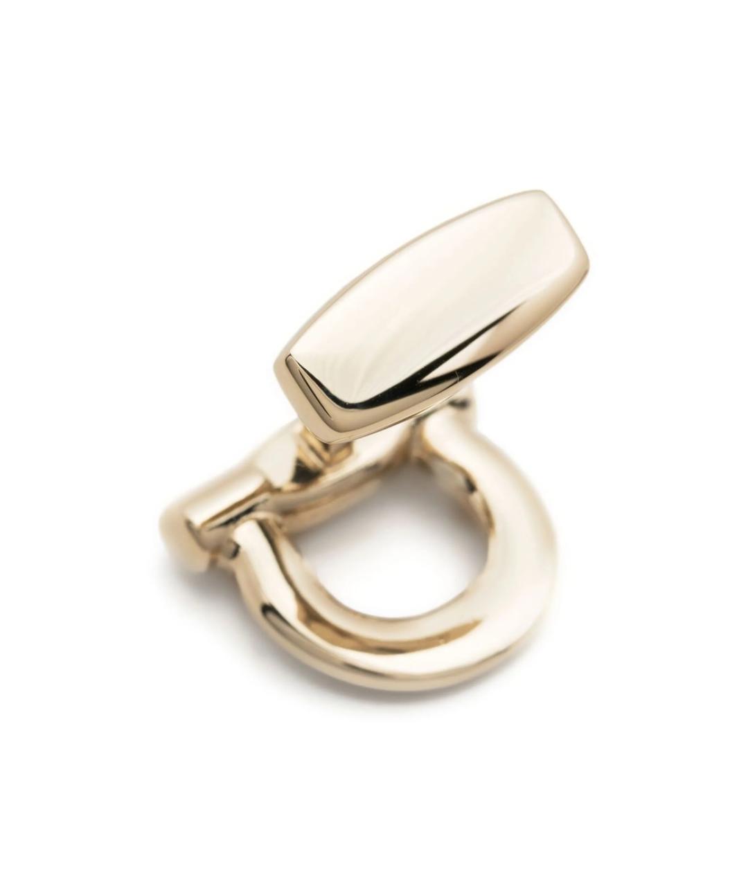 FERRAGAMO Золотые металлические запонки, фото 2
