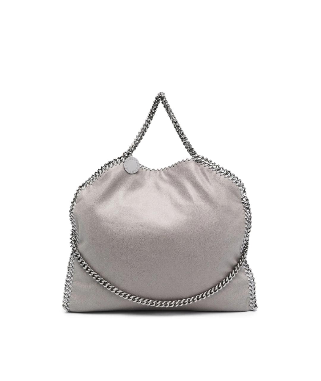 STELLA MCCARTNEY Серая сумка тоут из искусственной кожи, фото 1