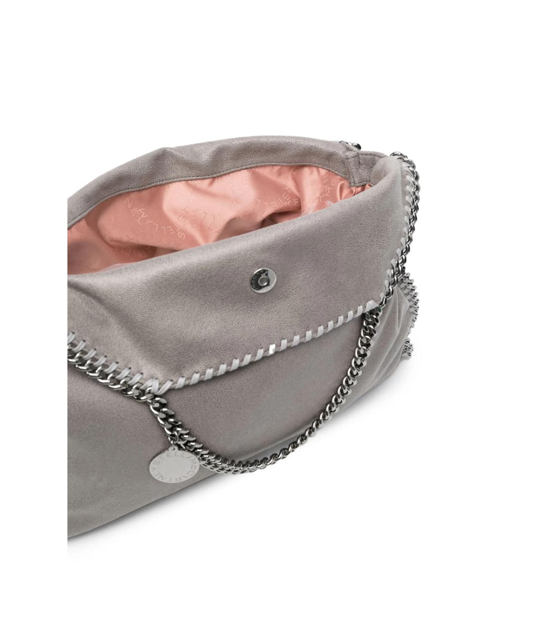 STELLA MCCARTNEY Серая сумка тоут из искусственной кожи, фото 5