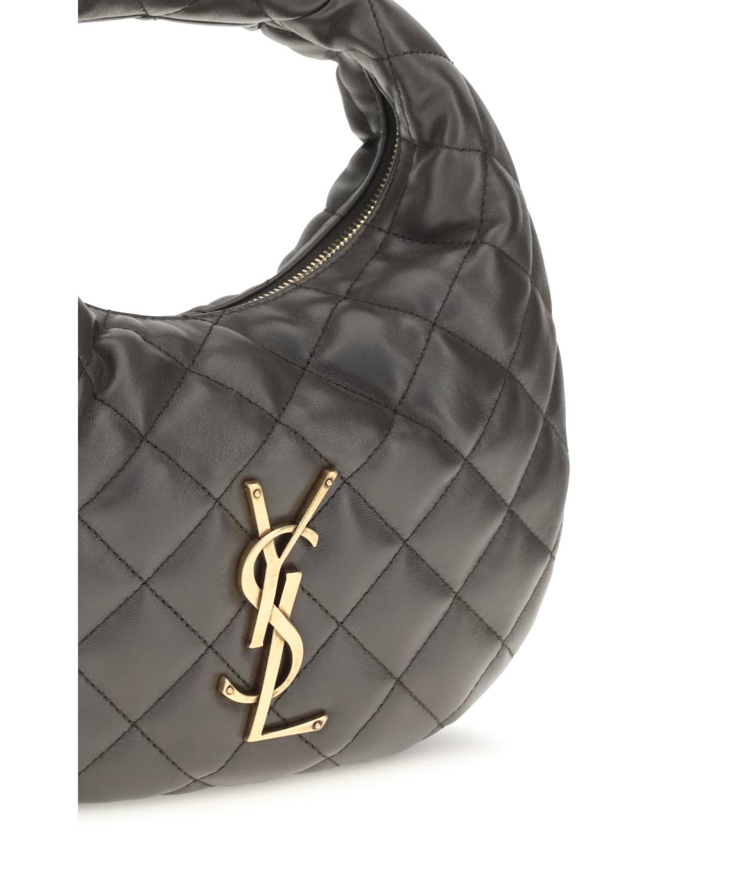 SAINT LAURENT Мульти кожаная сумка с короткими ручками, фото 4