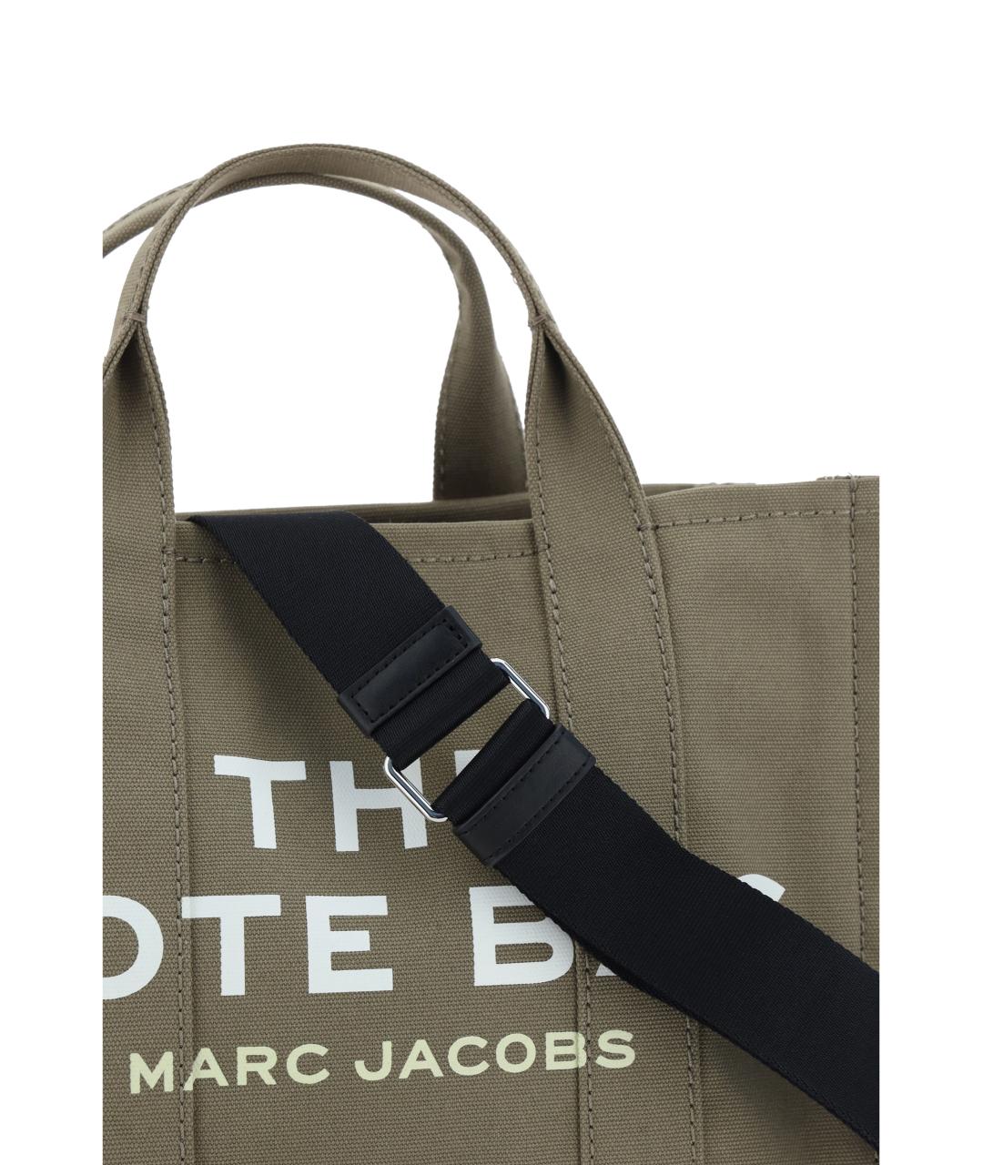 MARC JACOBS Зеленая хлопковая сумка через плечо, фото 4