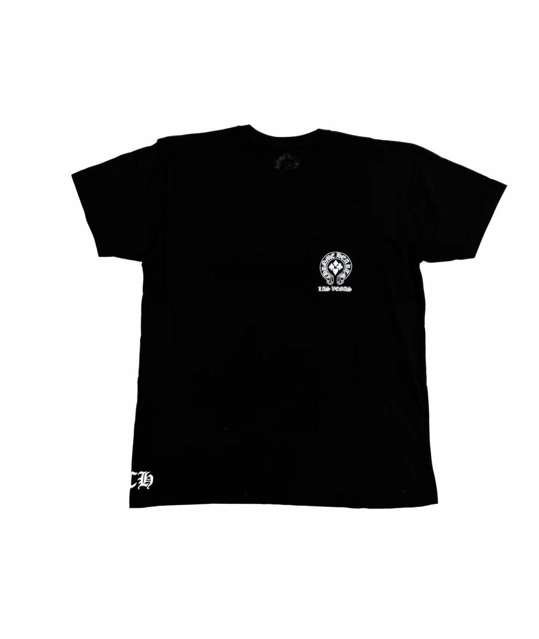 CHROME HEARTS Черная хлопковая футболка, фото 1