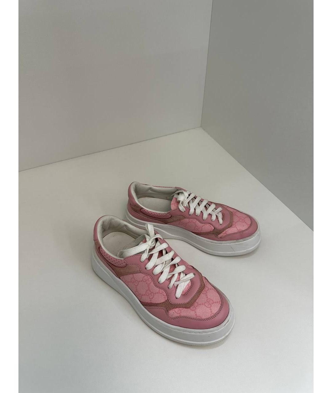 GUCCI Розовые кеды, фото 7
