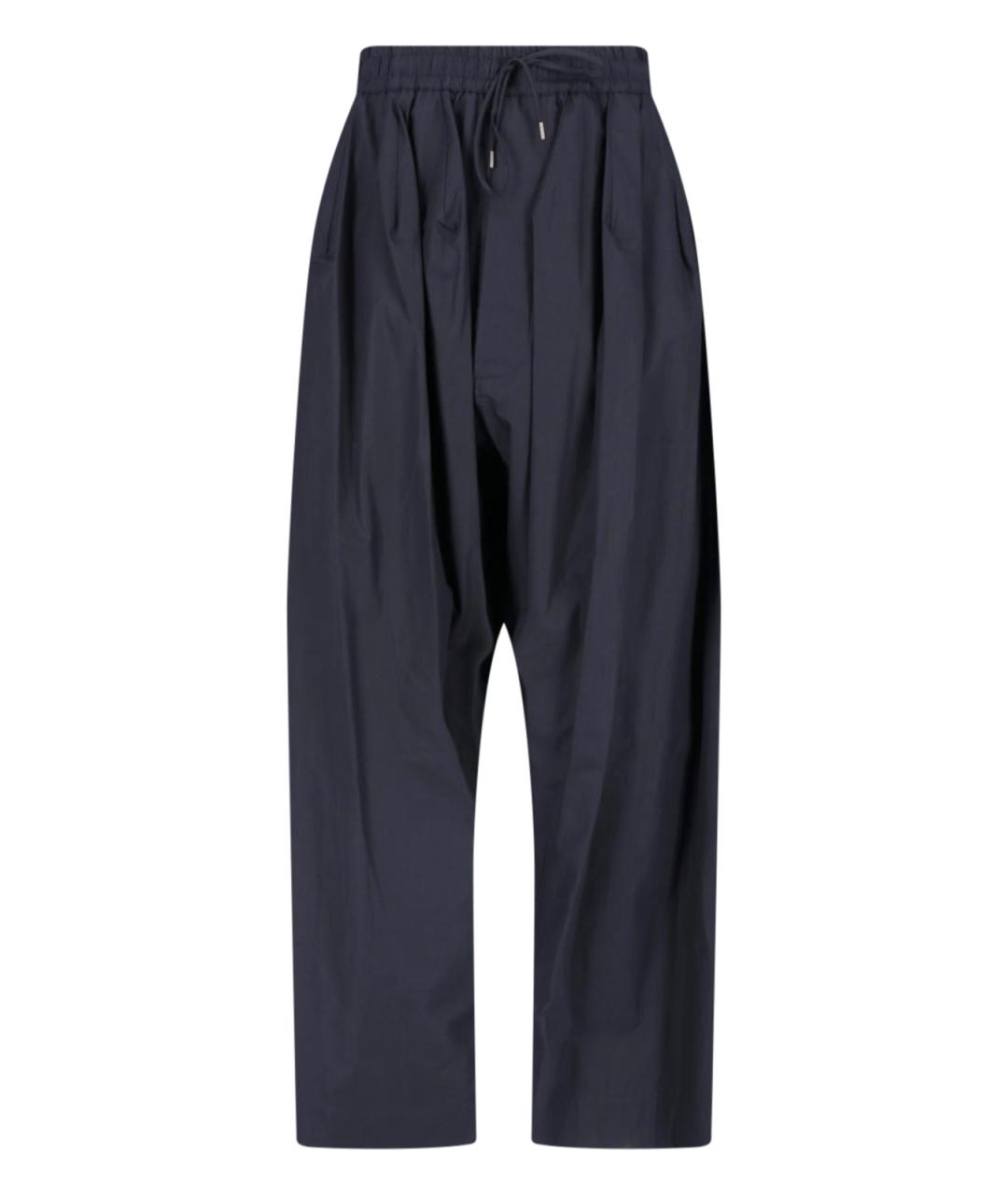 VIVIENNE WESTWOOD Черные хлопковые повседневные брюки, фото 1