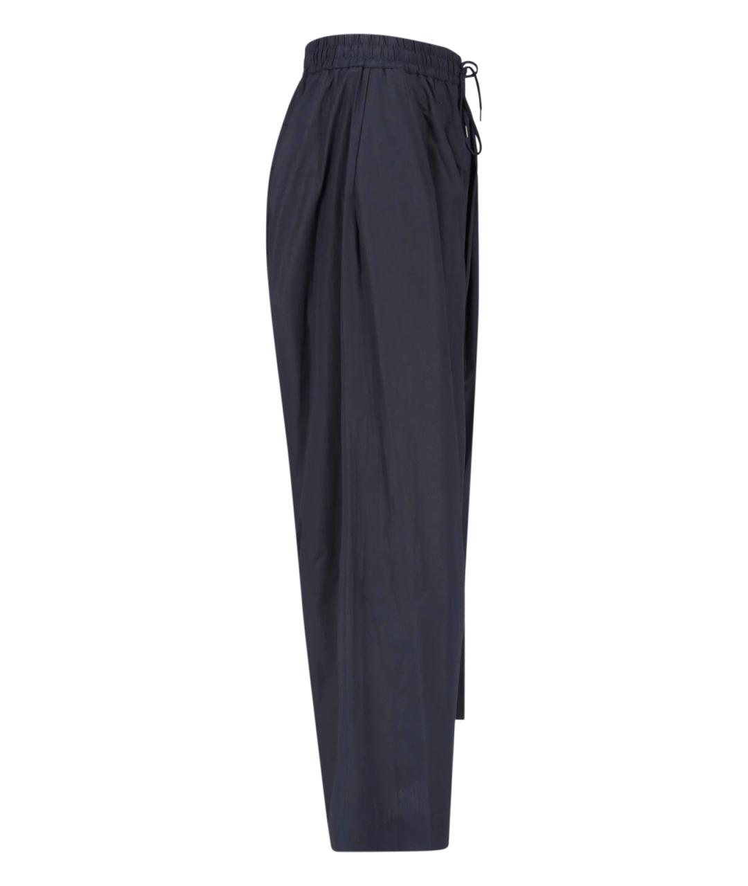 VIVIENNE WESTWOOD Черные хлопковые повседневные брюки, фото 3