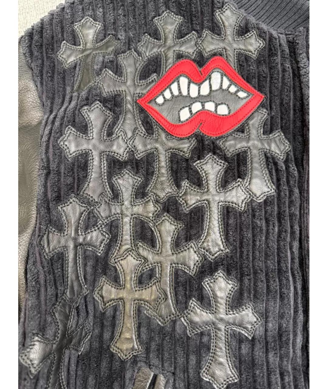 CHROME HEARTS Черная куртка, фото 4