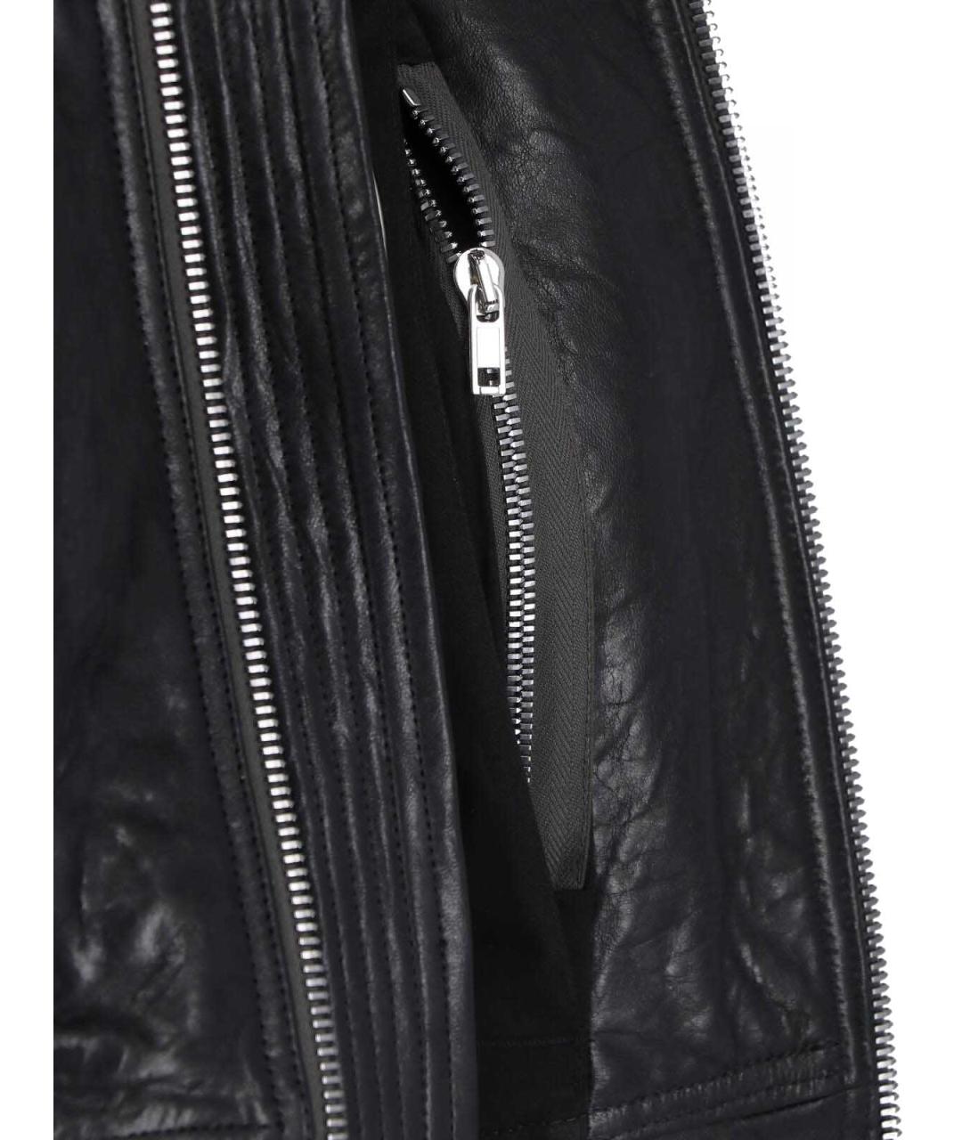 RICK OWENS Черная куртка, фото 5