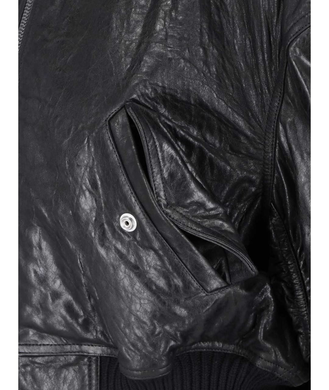 RICK OWENS Черная куртка, фото 3