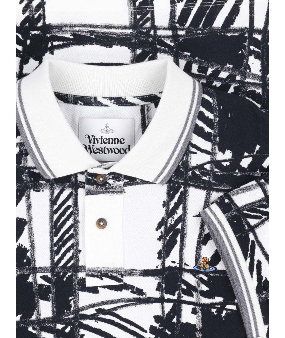 VIVIENNE WESTWOOD Мульти хлопковое поло с коротким рукавом, фото 3