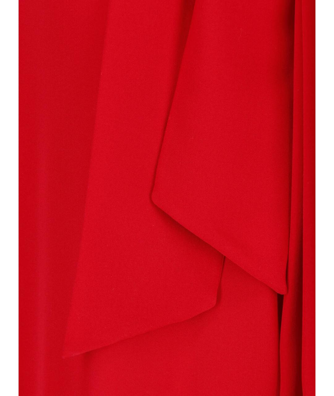 VALENTINO Красная шелковая блузы, фото 4