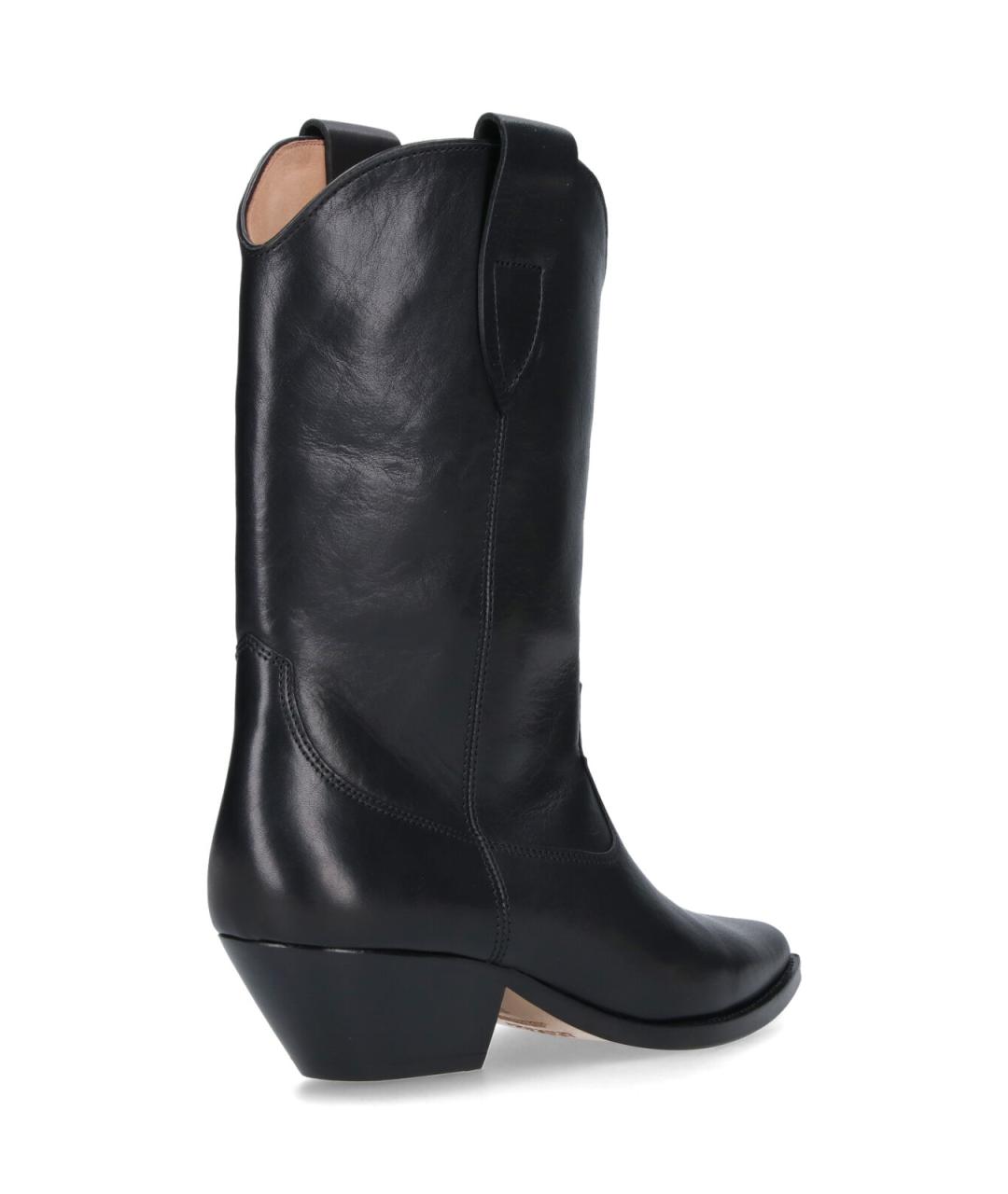 ISABEL MARANT Черные кожаные сапоги, фото 4