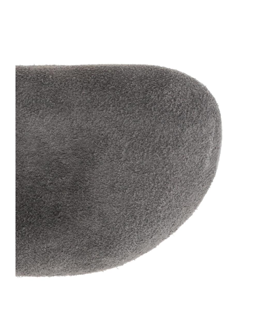 BIRKENSTOCK Серые замшевые сабо, фото 4