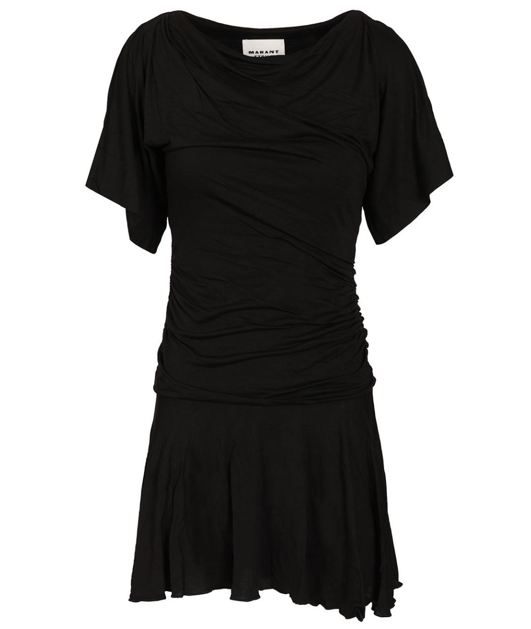 ISABEL MARANT ETOILE Черное вискозное повседневное платье, фото 1