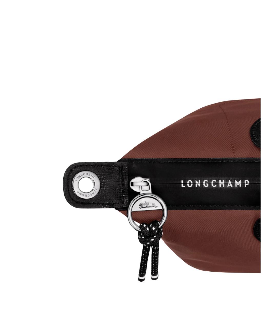 LONGCHAMP Коричневая синтетическая сумка тоут, фото 3