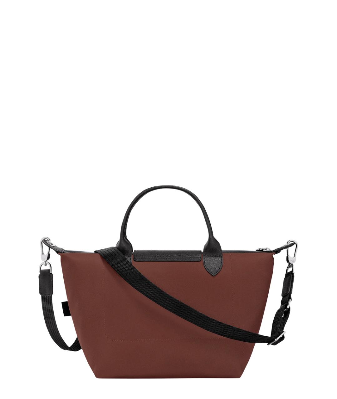 LONGCHAMP Коричневая синтетическая сумка тоут, фото 2