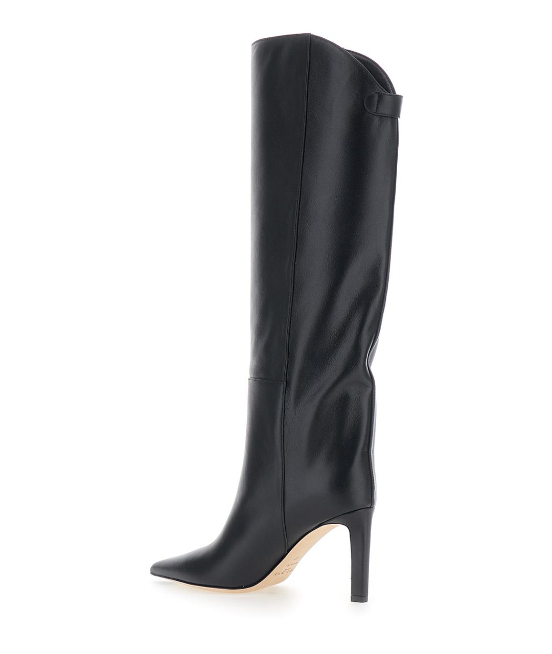 JIMMY CHOO Черные кожаные сапоги, фото 3