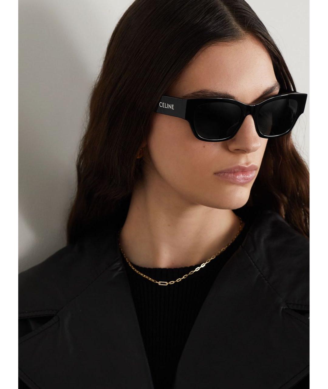 CELINE Черные солнцезащитные очки, фото 2